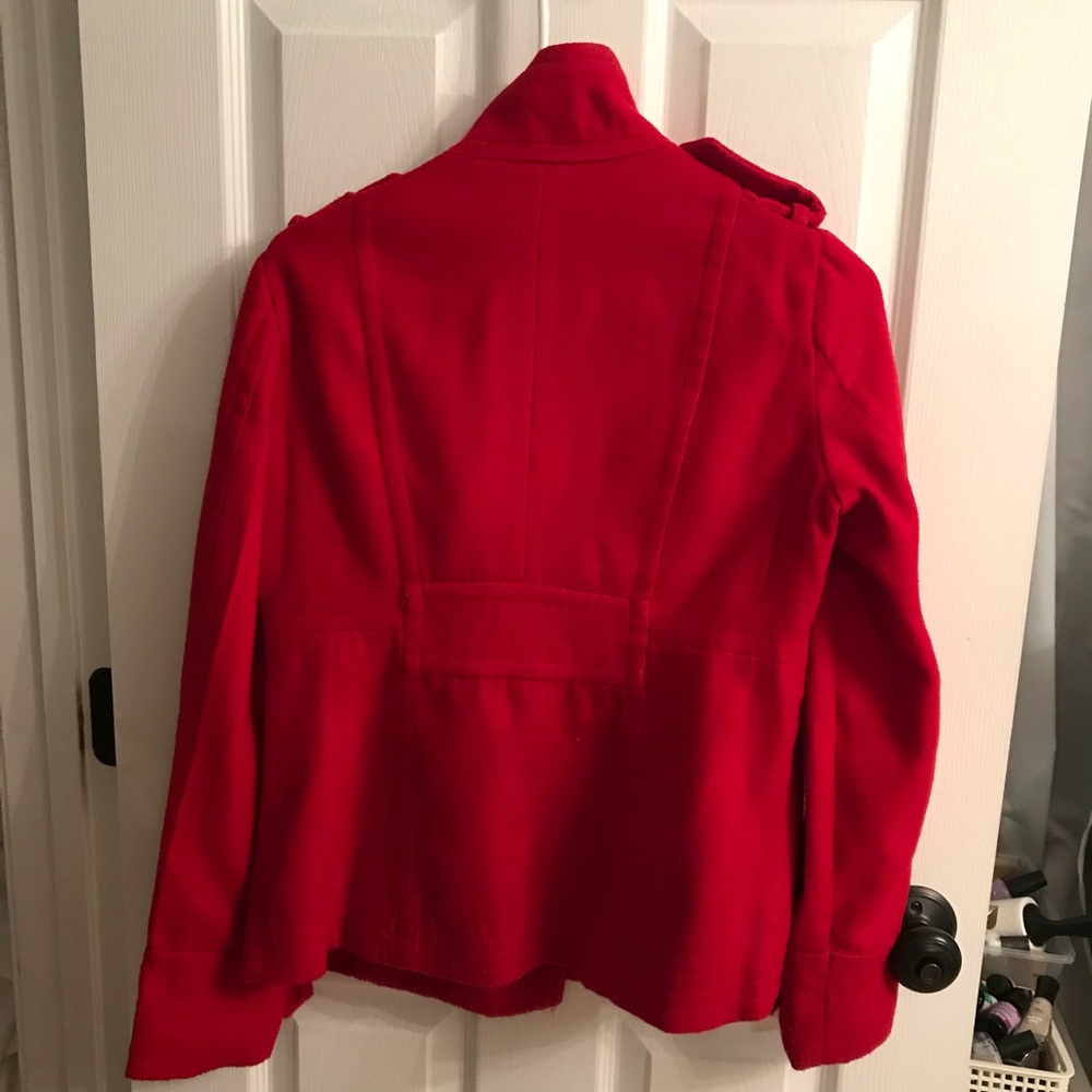 Red pea coat - Picture 2 of 2